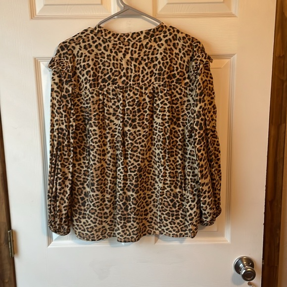 Jessica Simpson Animal Print Blouse - Picture 2 of 7